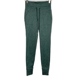 Old Navy Heathered Green CozeCore Jogger Leggings Medium Tall